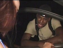 Black stud pounds sexy chick with moster cock and cums inside pussy after getting BJ