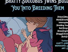 Succubus Girls Bully You Into Breeding Them - Audio Roleplay