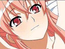 Maid with Stellar Rosy Hair Proposes Internal ejaculation to Immense Trunk