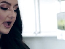 Eliza Ibarra sucks then fucks in taboo scene