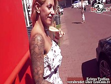 German Blonde Tattoo Milf Slut Public Pick Up Erocom Date Pov Outdoor