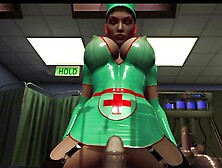 Citor3 3D Vr Game Latex Nurses Pump Seamen With Vacuum Bed And Pump