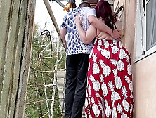 MILF met a neighbor on the street and invited him home for sex