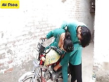 Desi Bike Ride,  Woman With A Very Hot Ass