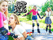 Letu2019S Ride! Elloise And Nika Horny On Rollerblades By Clubsweethearts