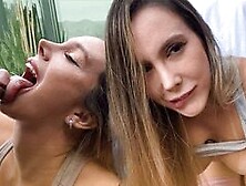 Yoga Teacher Fills Blonde's Ass Girl With Cum - Scarlet Benz