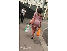 Tall,  Thick,  Sexy Milf - Huge Round Ass - Tight Dress