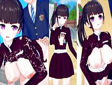 [Hentai Game Koikatsu! ]Have Sex With Big Tits Demon Slayer Kanao Tsuyuri. 3Dcg Erotic Anime Video.