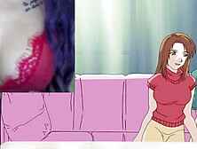 Teacher fucks 2 hot busty girls - hentai Bakunyuu Oyako Ep.  1