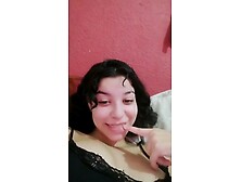 Flashing Big Firm Tits and Fingering Pussy