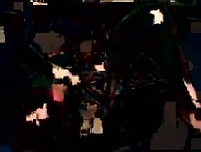 My aged wife is using an empty glass to fuck herself