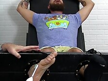 Straight jock Dustin soles assaulted by old tickling lover