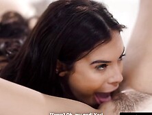 Horny Violet Starr Teases Bestie Freya Parker With Dirty Words While Playing Tabletop Game Together