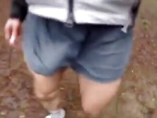 Big Dick Freeballing In Shorts