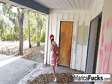 Marica Hase the house jacker gets some BBC from Chris Cock!