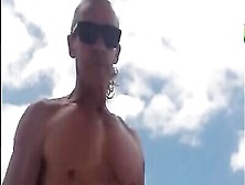 Freaky Dude Loves To Film Himself While Masturbating In Public