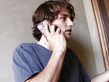 Busty blonde MILF keeps her son's friend occupied with her pussy