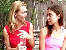 Mandy More and Brenda James in hot lesbian action