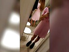 Fitting Room Fun - Touching My Small Tits & Pussy In Public