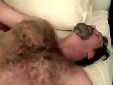 Big Hairy Man Is Being Sideways Fucked By That Horny Old Gay