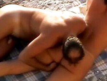 Peeking at my mom in law (beach sex)