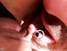 mother I'd like to fuck actress at Pornhub gets her pierced clitoris eaten out to climax