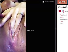 18 Flingster Creamy Grool Pussy Closeup Bate