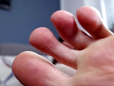 Stepsister's Sexy Big And Smelly Feet Worship,  Pov