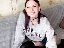 Beautiful creampie sex with a young girl