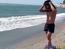 Adorable Phillipine jock tugs his throbbing cock during an interview