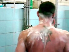 coal miners showering after a hard day