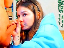 Making my friend hard with my nose