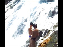 Hot Brazilian Twinks Fuck Down The Waterfall