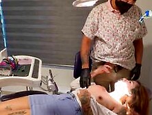 HOT LATINA DENTISTA OFFERS CREAMPIE TO PATIENT - AMAZING XXX!