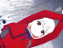 Chisato - Sexy Dance + Gradual Undressing (3D HENTAI)