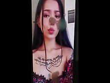 Bella Poarch Pretty Face Sperm Tribute