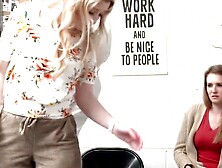 UNBELIEVABLE! outraged customer Ashley Lane gets PUNKD by her HEROIC JOSH BAILEY store clerk behind the counter in EPIC JOKE GON