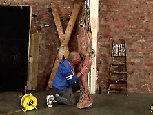 Sweet Twink Drained Of Cum In A Rope Cage - Jonny Pistol & Sebastian Kane