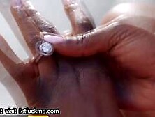 Intense ebony Osa joyfully takes hard penis in the lavatory - brazzers