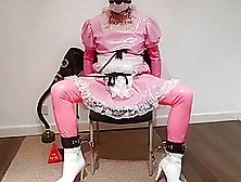 Pink Pvc Sissy Bdsm