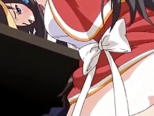 Kaihatsu Zanmai, the hot Japanese babe, gets her huge tits creamed in a steamy hentai sex movie