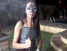 social with hookah man lets friend fuck me