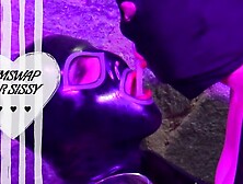 Oral sex and Cumkiss for Sissy Fiance after one week of Chastity