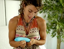Wicked Lesbos Julia Roca And Maria Riot Share Glass Vibrator Poolside