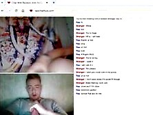 Hot redhead teen on random chat