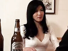 Stop! This Is Wrong! Stepmother Lets The Drinks Take Over, And Goes Over Her Stepsons Room To Make Him Cum