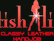 Leather Glovejob