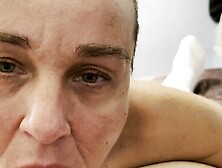 Mature Cougar Devouring His Meat And Thanking Him For Filling Her Mouth With Cum!