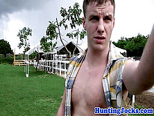 Inked Jock Sucks And Pounds Inexperienced Farmboy Outdoors