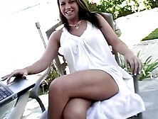 Monstrous Tit Brunette Stretched Out By 10 INCH BBC